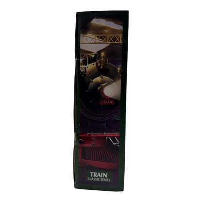 Classic Steam Train Model Set with Tracks – Battery Operated Locomotive Toy