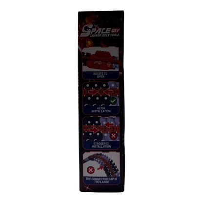 301-Piece Space DIY Changeable Track Set – Anti-Gravity Wall-Mounted Race Track