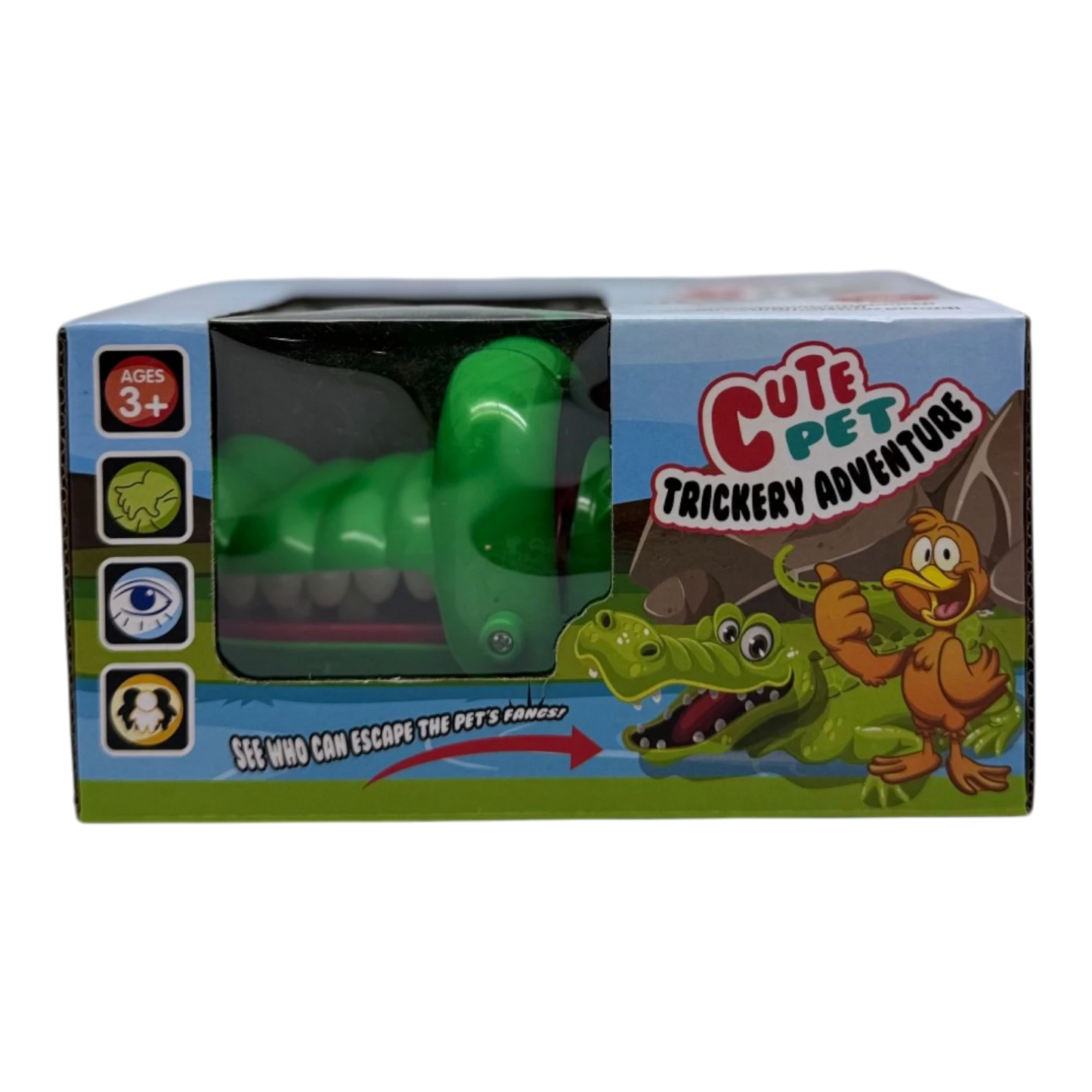 Crocodile Dentist Trickery Adventure Game – Interactive Finger-Snap Toy for Kids