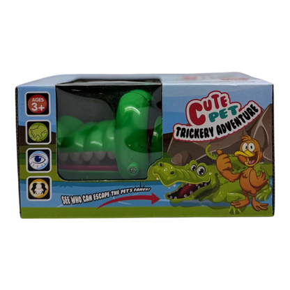 Crocodile Dentist Trickery Adventure Game – Interactive Finger-Snap Toy for Kids