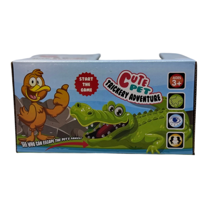 Crocodile Dentist Trickery Adventure Game – Interactive Finger-Snap Toy for Kids