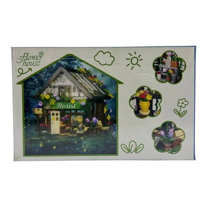 Flower House Florist Building Block Set – 625 Pcs DIY Botanical Shop Kit