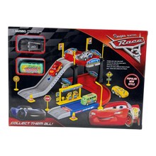 Super Racing Race 3 Garage Playset – Multi-Level Car Track with Gas Station & Accessories