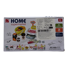 Home Supermarket 36-Piece Cash Register Playset – Interactive Grocery Toy with Scanner & Play Money