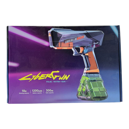 CyberGun Electric Pulse Water Gun Pistol – High-Speed Motorized Blaster with Rechargeable Battery