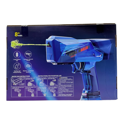 CyberGun Electric Pulse Water Gun Pistol – High-Speed Motorized Blaster with Rechargeable Battery
