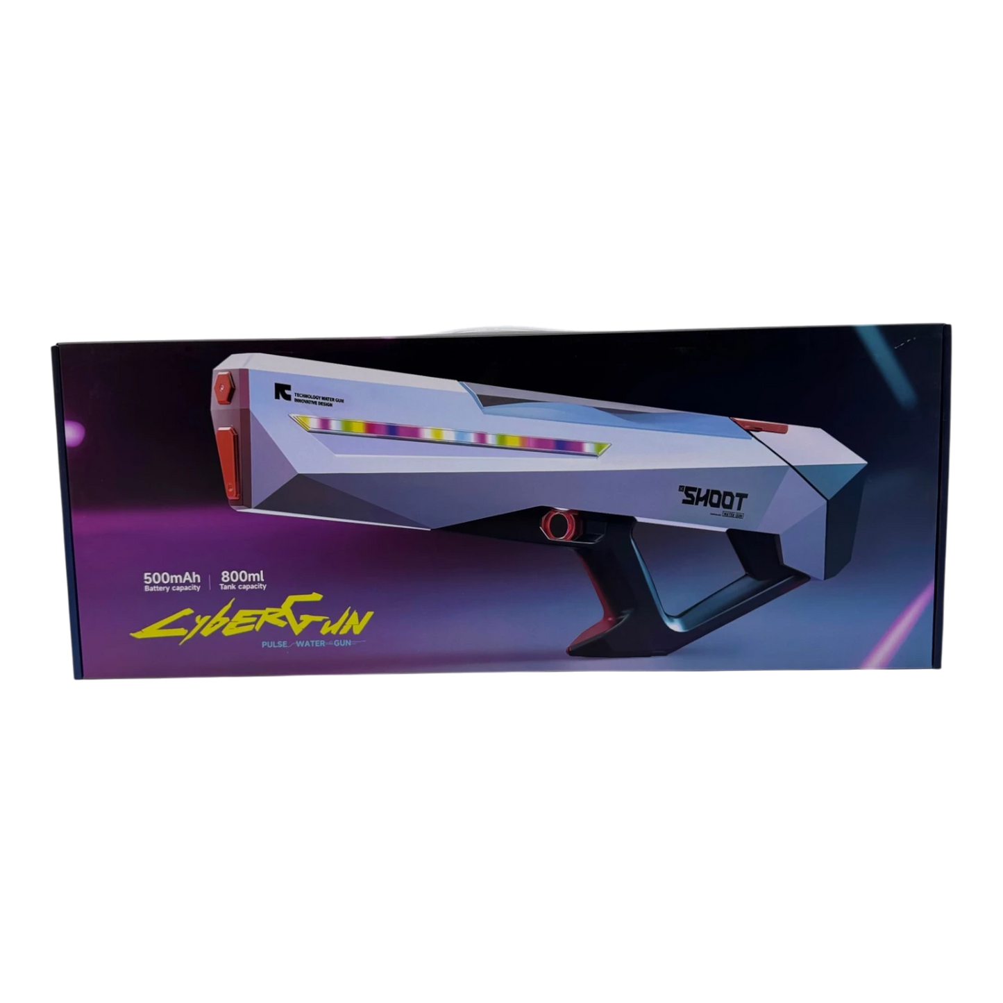 CyberGun Rifle-Style Electric Pulse Water Gun – 800ml High-Capacity Lightning Edition Blaster