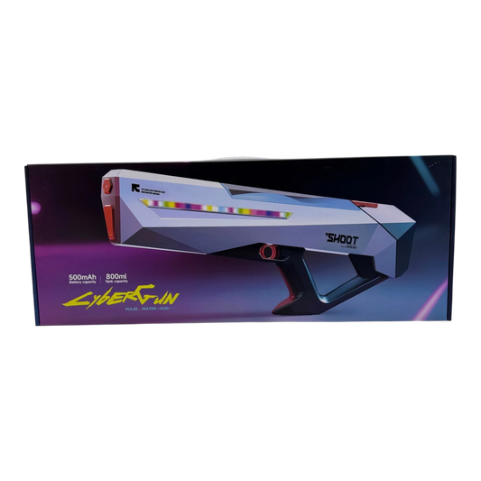 CyberGun Rifle-Style Electric Pulse Water Gun – 800ml High-Capacity Lightning Edition Blaster