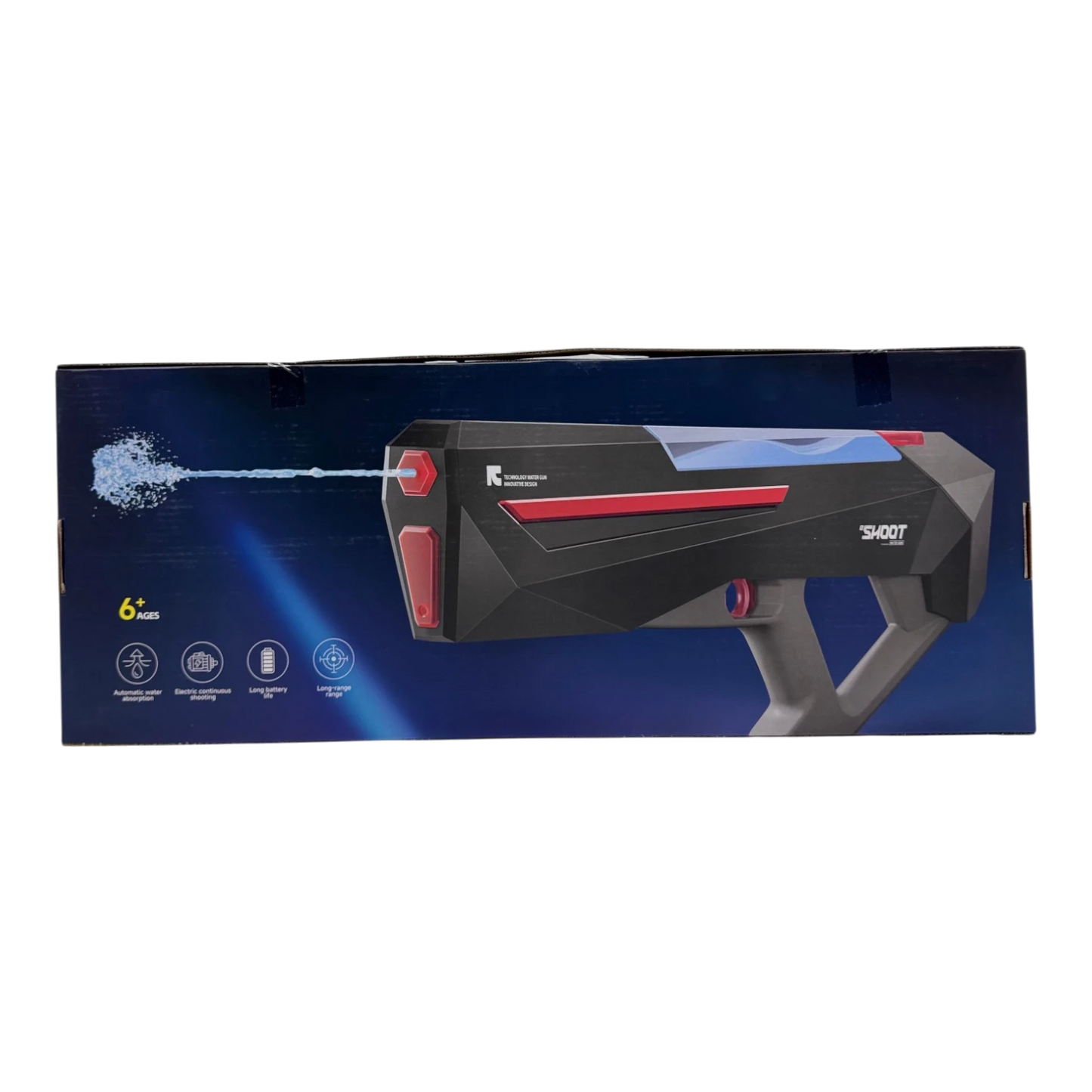 CyberGun Rifle-Style Electric Pulse Water Gun – 800ml High-Capacity Lightning Edition Blaster