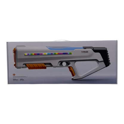 Rifle-Style Electric Pulse Water Gun – 600ml Automatic High-Speed Lightning Blaster
