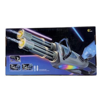 CyberGun Double Trouble Twin-Barrel Electric Water Gun – 400ml Motorized Lightning Edition Blaster