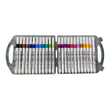 BBM 24-Piece Premium Acrylic Paint Marker Pens Set – Quick-Drying Waterproof Markers for Multi-Surface Arts & Crafts