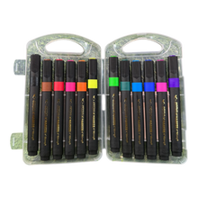 Yalong 12-Piece Jumbo Marker Set – High-Quality Water-Based Bright Color Markers with Soft Hair Tips in a Portable Carrying Case