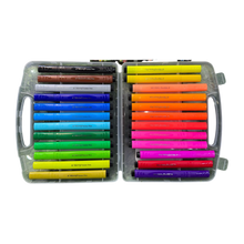 Yalong 24-Piece Premium Water Color Pen Set – Washable Non-Toxic Sketching Markers with Durable Brush Tips in a Portable Carrying Case