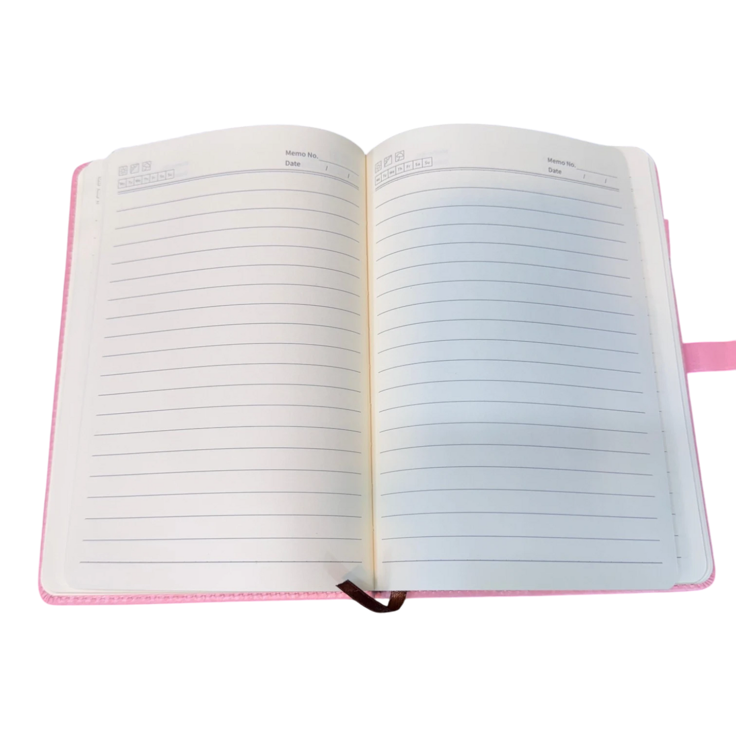Premium Faux Leather Executive Diary with Magnetic Closing Hook – Elegant A5 Notebook for Office, Journaling, and Daily Planning (Orange, Pink, Blue, Black)