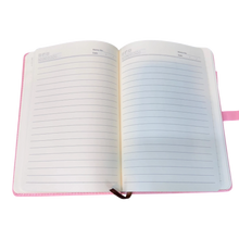 Premium Faux Leather Executive Diary with Magnetic Closing Hook – Elegant A5 Notebook for Office, Journaling, and Daily Planning (Orange, Pink, Blue, Black)