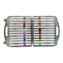 Weibo 24-Piece Premium Acrylic Paint Marker Set – Water-Based Waterproof Multi-Surface Markers with Portable Hard Carrying Case