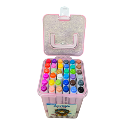 Yalong Acrylic Marker Pens Box Pack - 36 Pieces