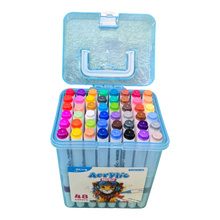 Yalong Acrylic Marker Pens Box Pack - 48 Pieces