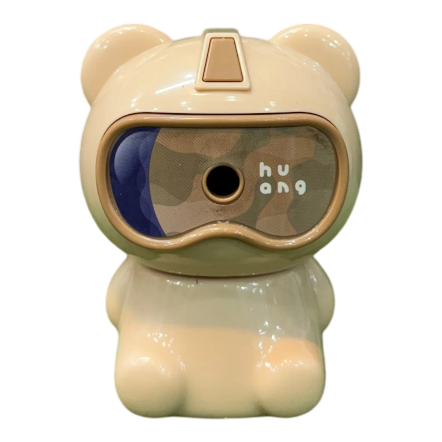 Huang Cute Space Bear Desktop Pencil Sharpener