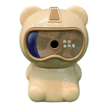 Huang Cute Space Bear Desktop Pencil Sharpener