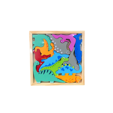 Educational Wooden Dinosaur Number Jigsaw Puzzle Board (1-20)