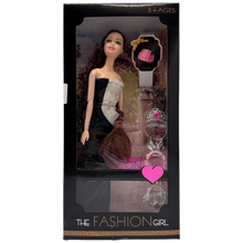The Fashion Girl Elegant Evening Gown Doll with Accessories
