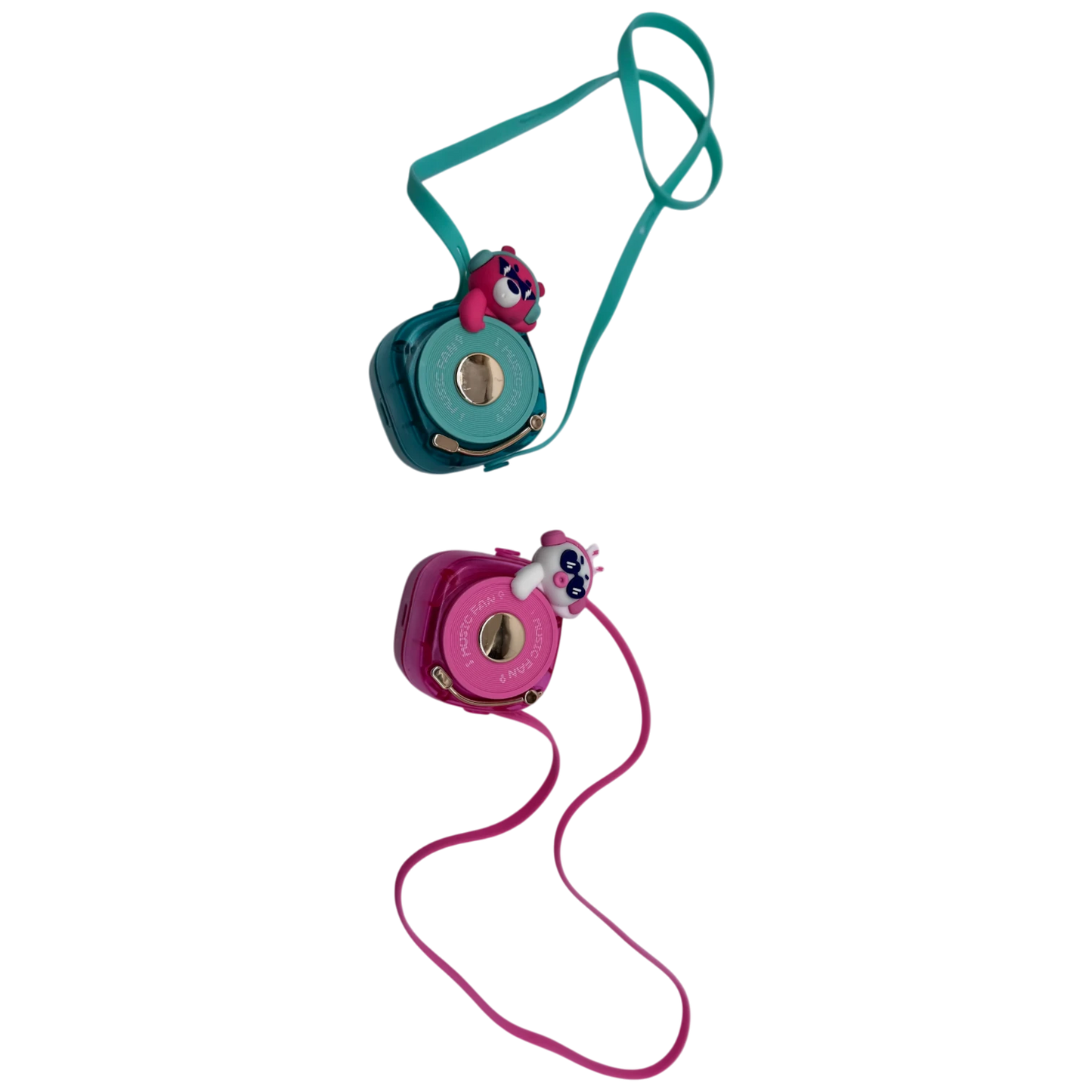 Givelong DJ Style Wearable Lanyard Necklace Fan for Kids