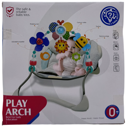 Huanger Baby Play Arch Early Education Stroller & Crib Toy