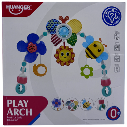 Huanger Baby Play Arch Early Education Stroller & Crib Toy