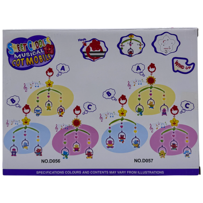 Sweet Cuddles Musical Cot Mobile with Harmonious Wind-Up Music