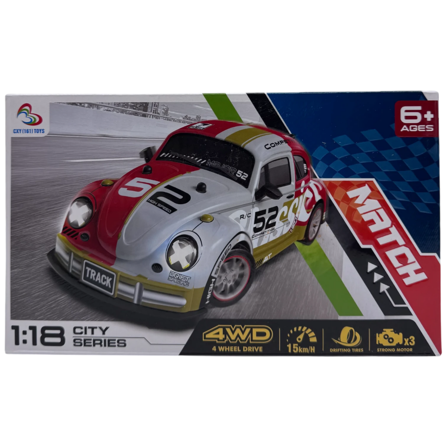 CXY 1:18 City Series 4WD High-Speed Remote Control Drift Racing Car