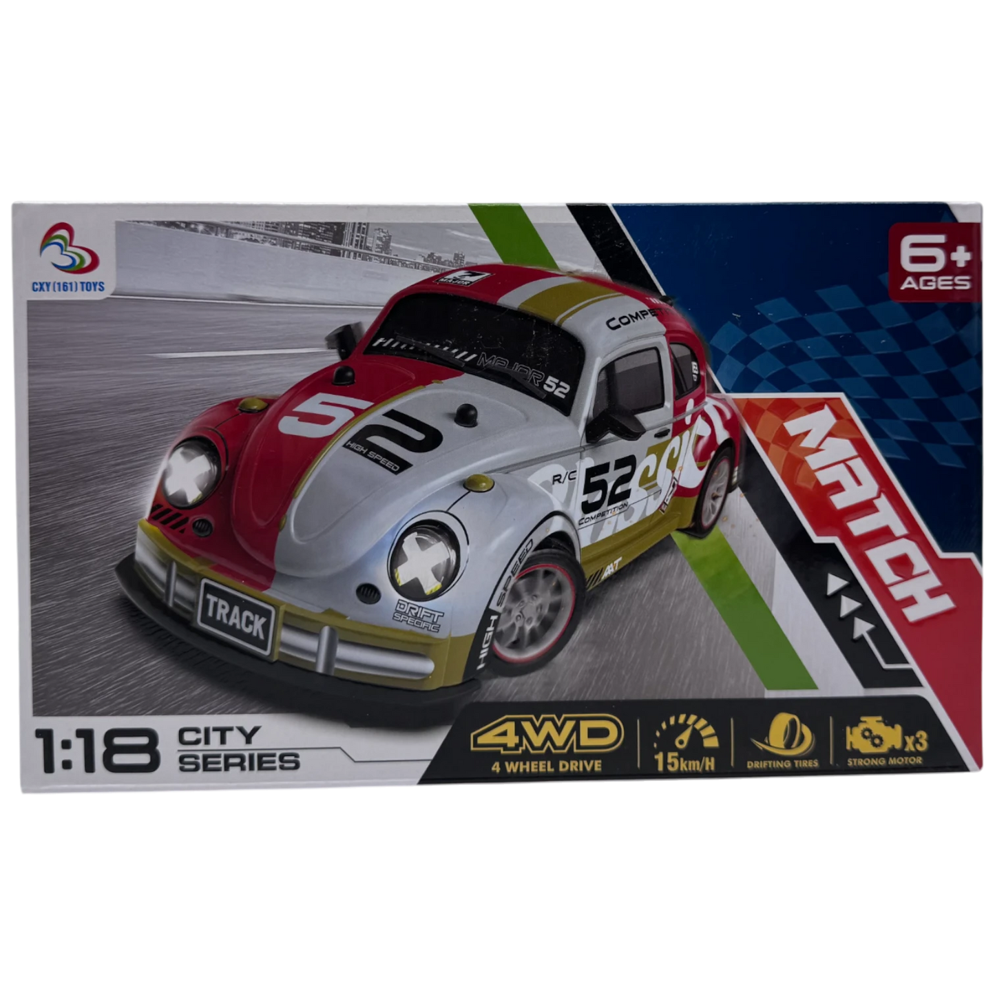 CXY 1:18 City Series 4WD High-Speed Remote Control Drift Racing Car