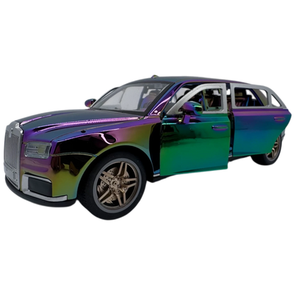 JT Toys 1:14 Scale Rolls-Royce Style Luxury Remote Control Car with Cool Lighting