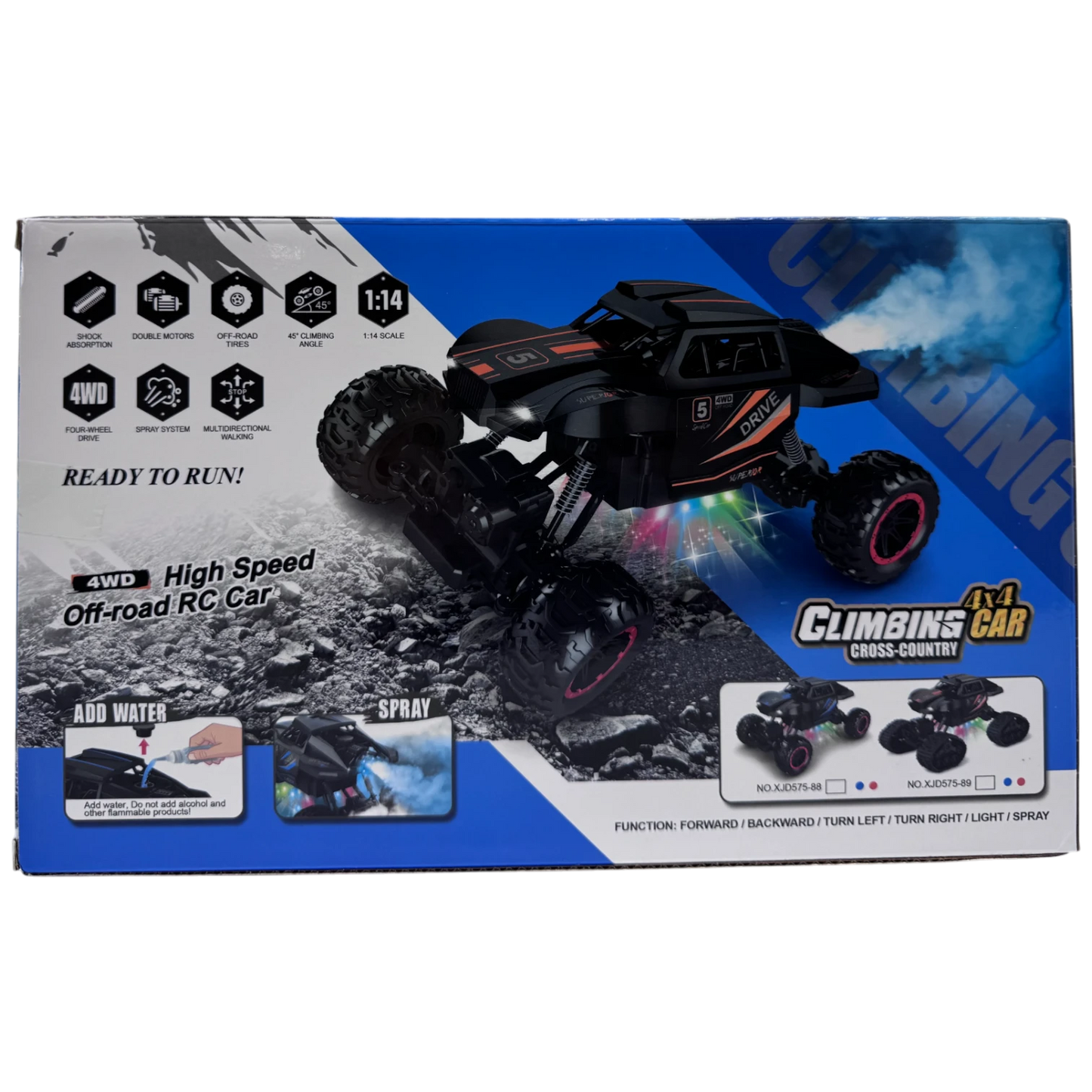 Jie Bang Shi 1:14 Scale 4x4 Climbing Car Cross-Country Remote Control Truck