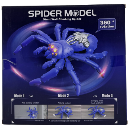Remote Control Wall Climbing Stunt Spider Model Toy