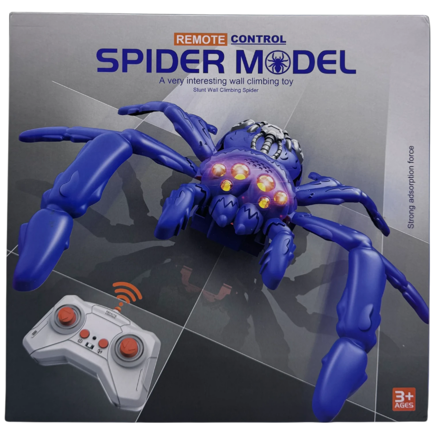 Remote Control Wall Climbing Stunt Spider Model Toy