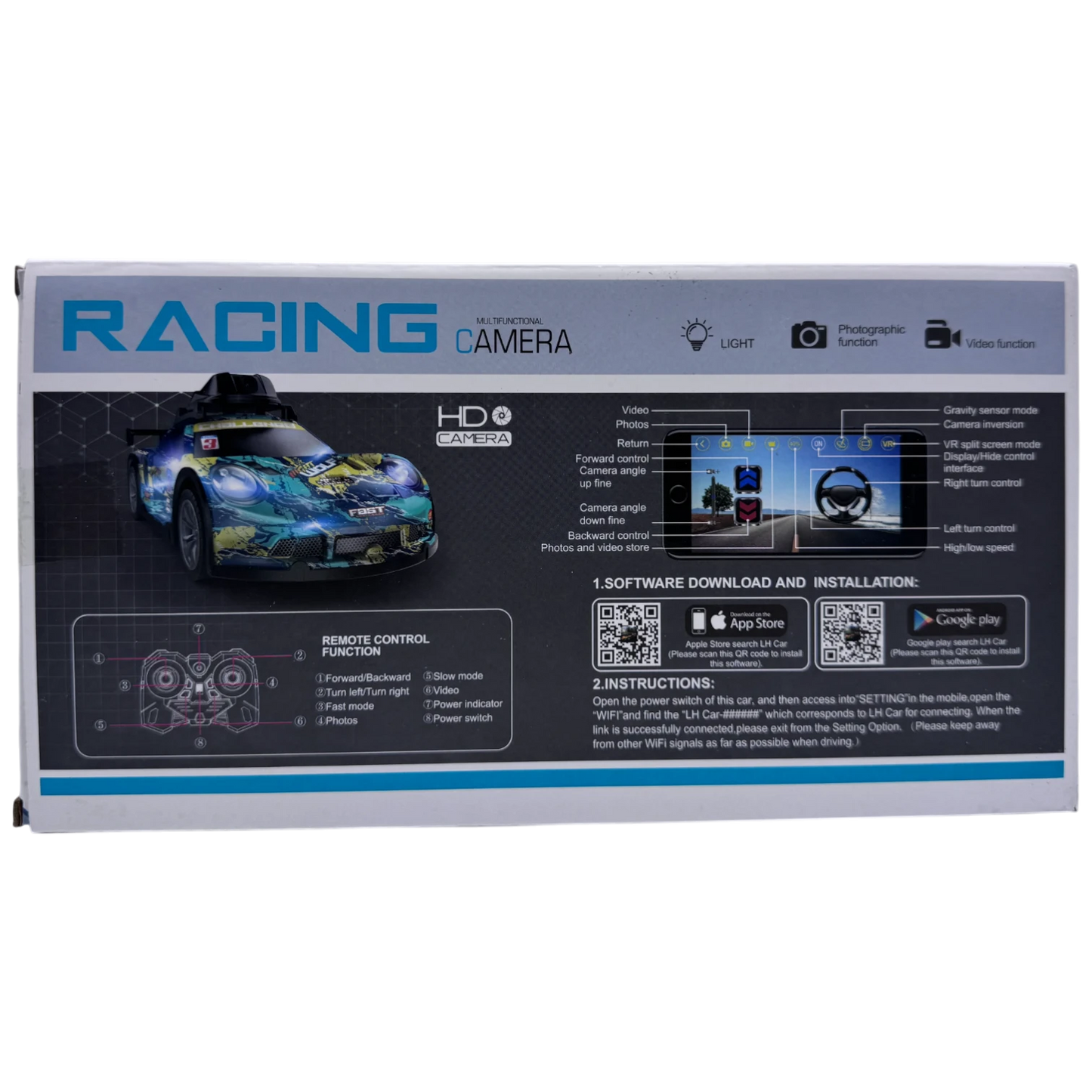 Lead Honor WiFi Real-Time FPV Racing Camera Remote Control Car