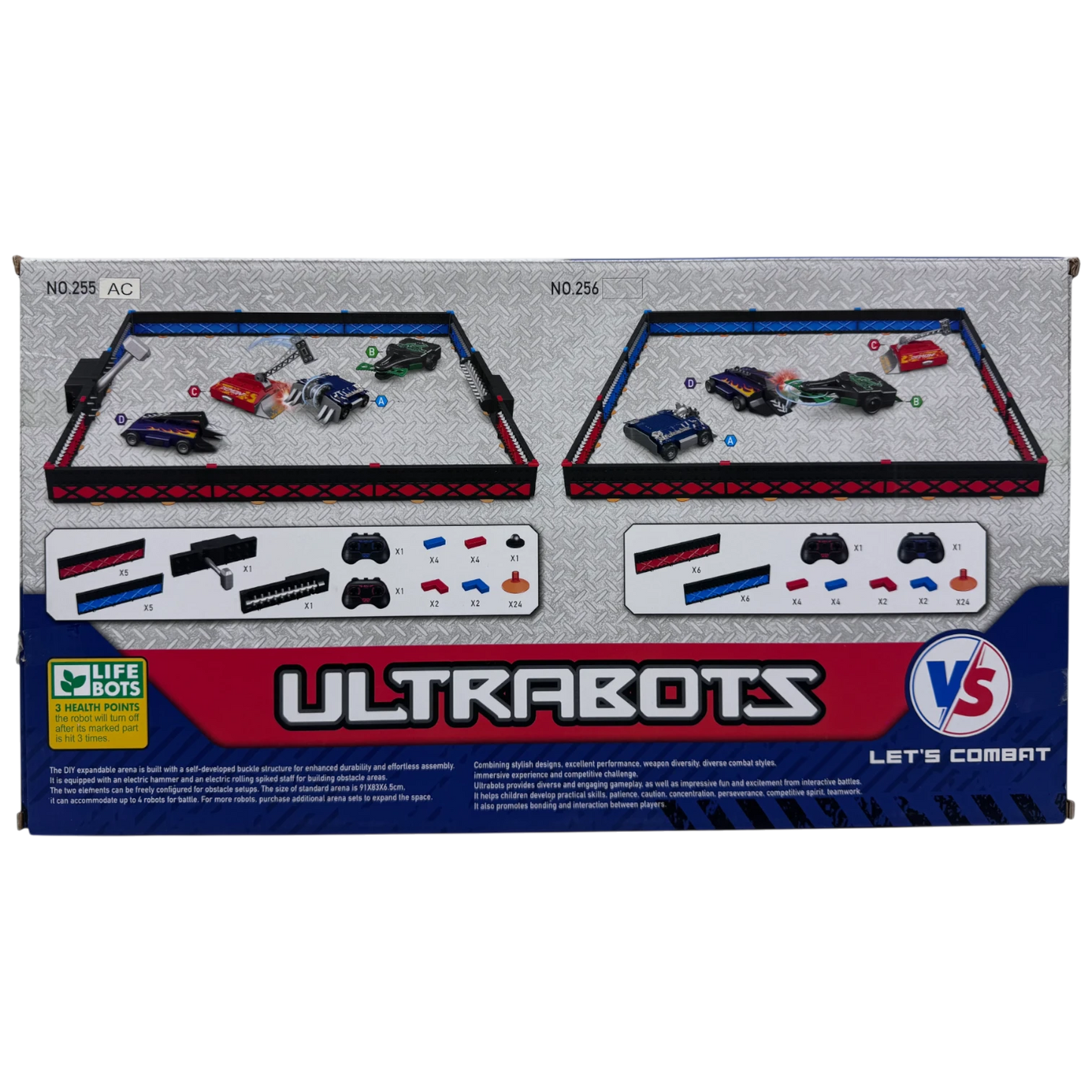 UltraBots Combat Battle Arena Remote Control Fighting Robots Set