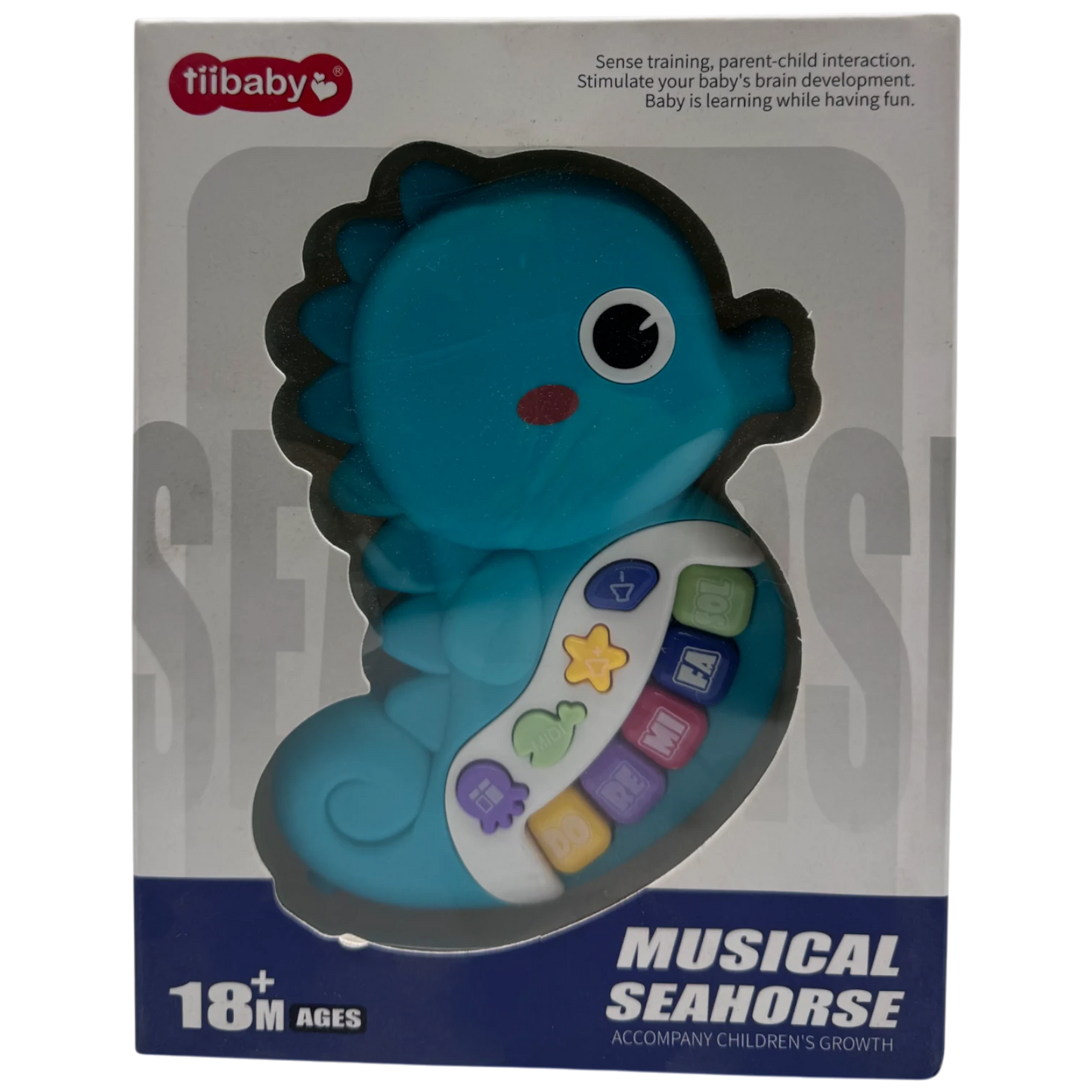Tiibaby Musical Seahorse Early Educational Infant Toy