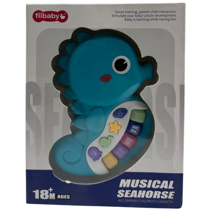 Tiibaby Musical Seahorse Early Educational Infant Toy