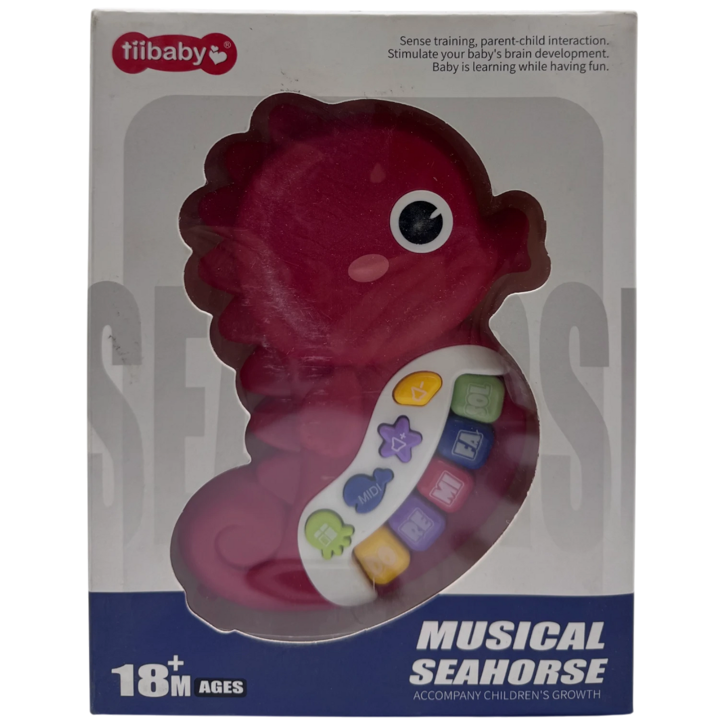 Tiibaby Musical Seahorse Early Educational Infant Toy