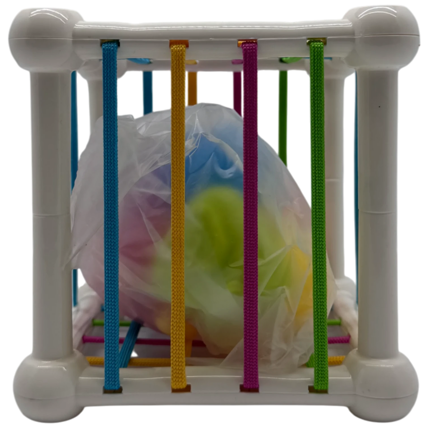 Sobebear Shape Sorting Sensory Bin Cube & Splicing Caterpillar Toy