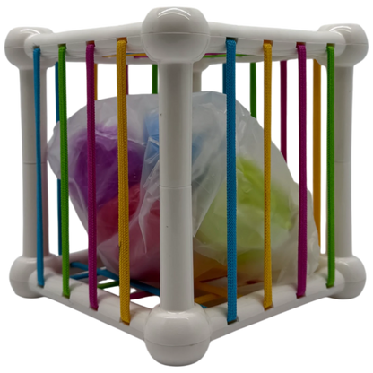 Sobebear Shape Sorting Sensory Bin Cube & Splicing Caterpillar Toy