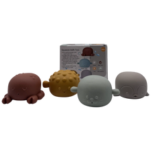 Squeeze & Squirt Water Friends Animal Bath Toys Set (4 Pieces)
