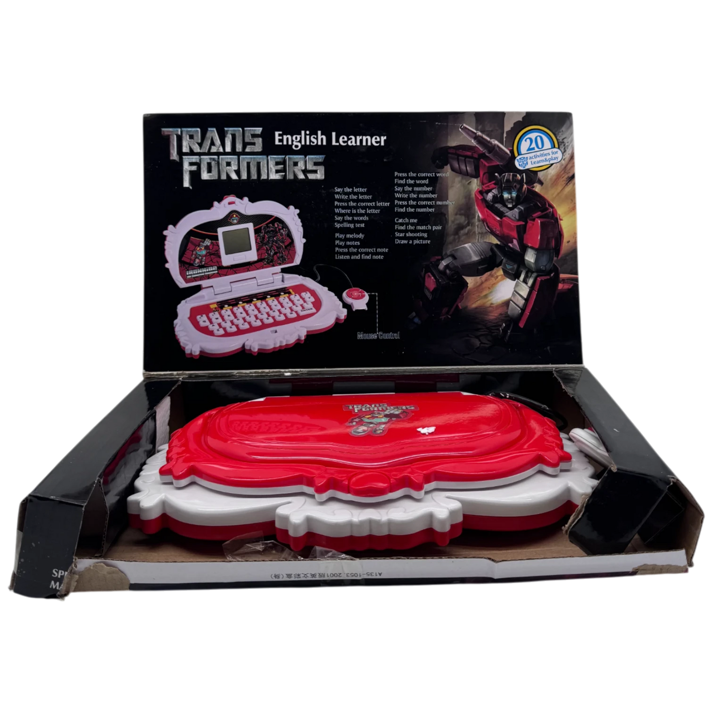 Transformers English Learner Educational Kids Laptop Toy