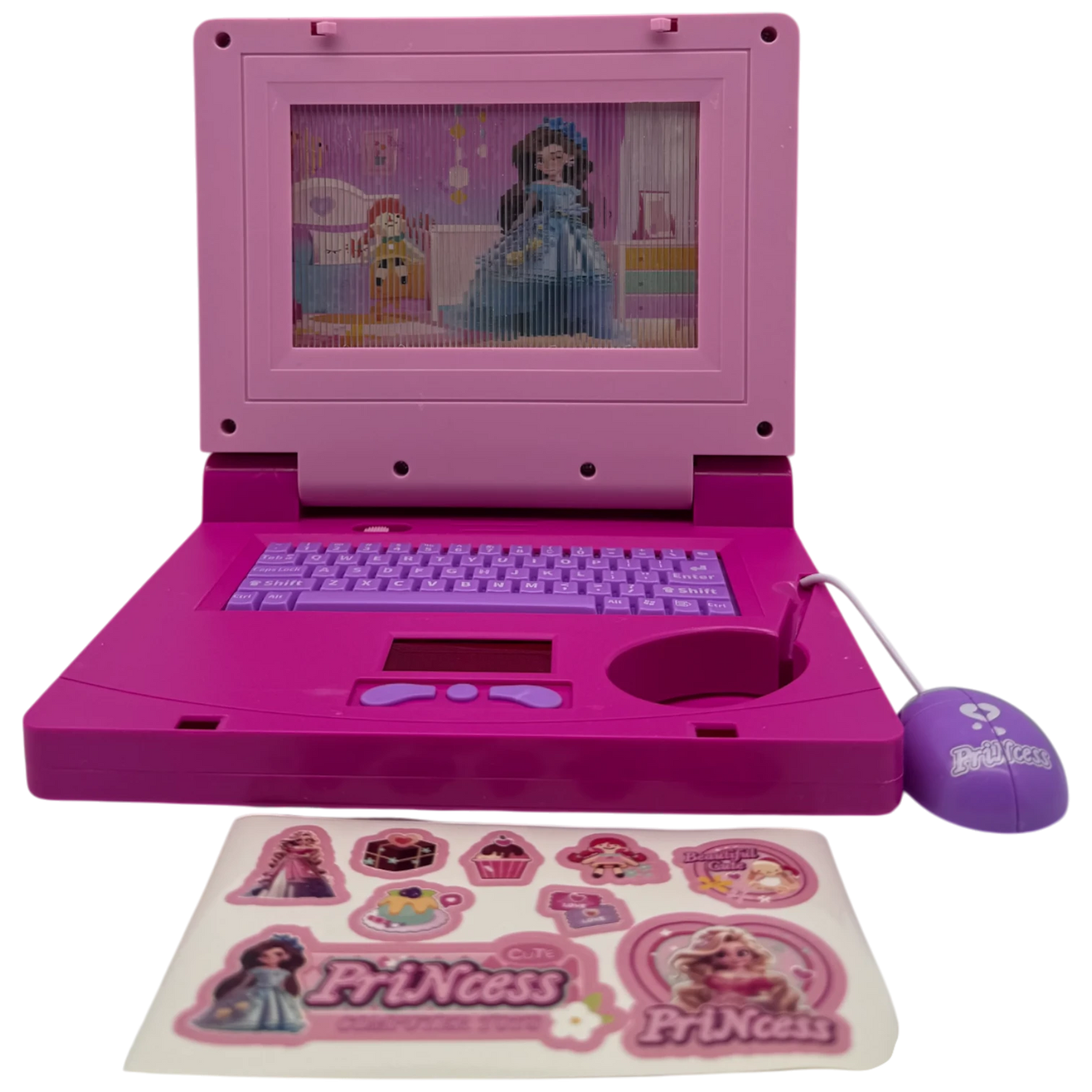 Princess Folding Computer Toy with Music and Lighting