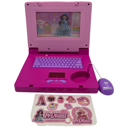 Princess Folding Computer Toy with Music and Lighting
