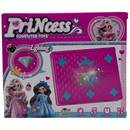 Princess Folding Computer Toy with Music and Lighting
