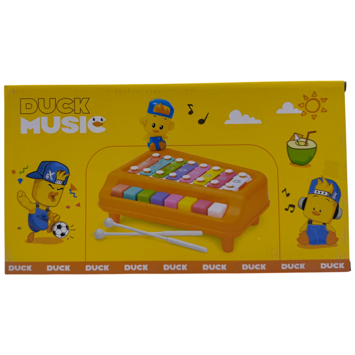 Liu Ba Ling Duck Musician 2-in-1 Piano Xylophone Toy